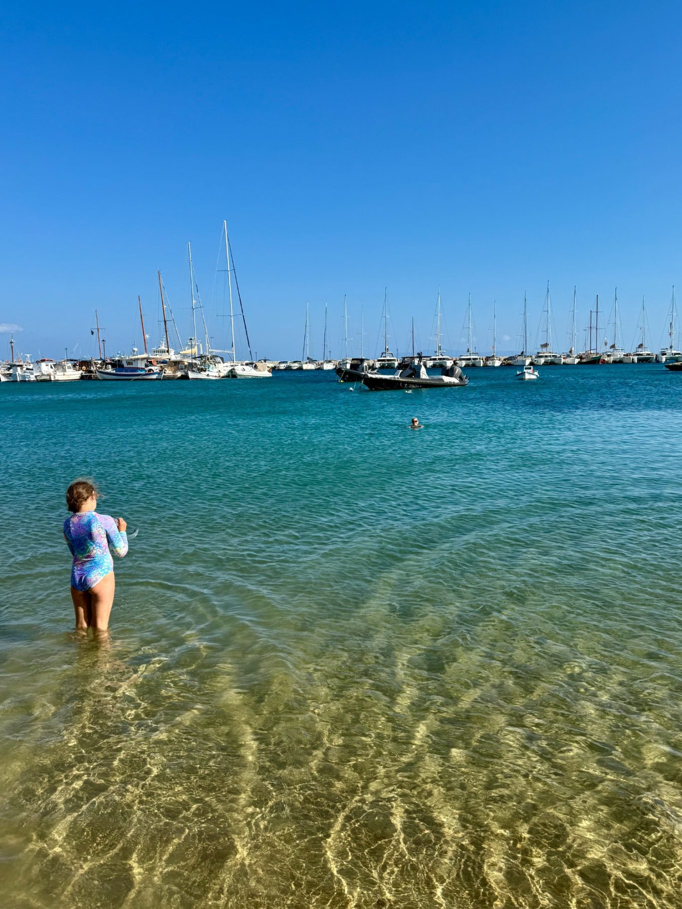 Piso Livadi harbour beach